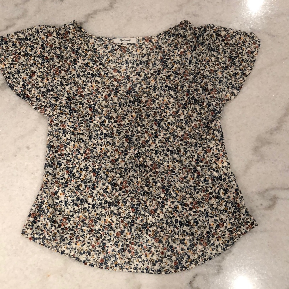 madewell floral top